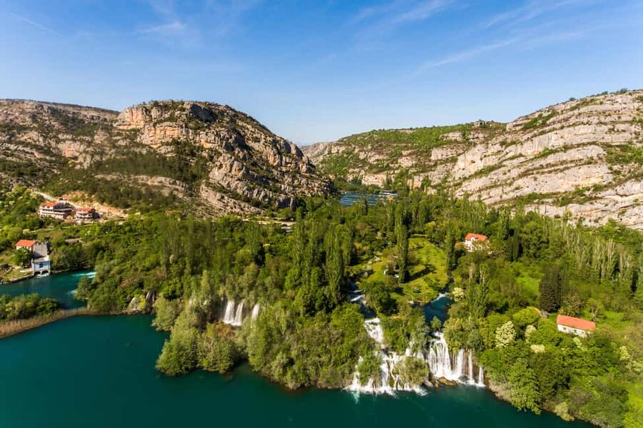 Krka National Park - Entry - Roški Slap - The Stinice to Oziđana Pećina trail