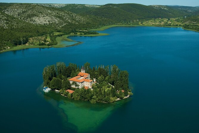 Krka National Park - Private Excursion from Dubrovnik with Mercedes Vehicle - An ancient monastery within the park