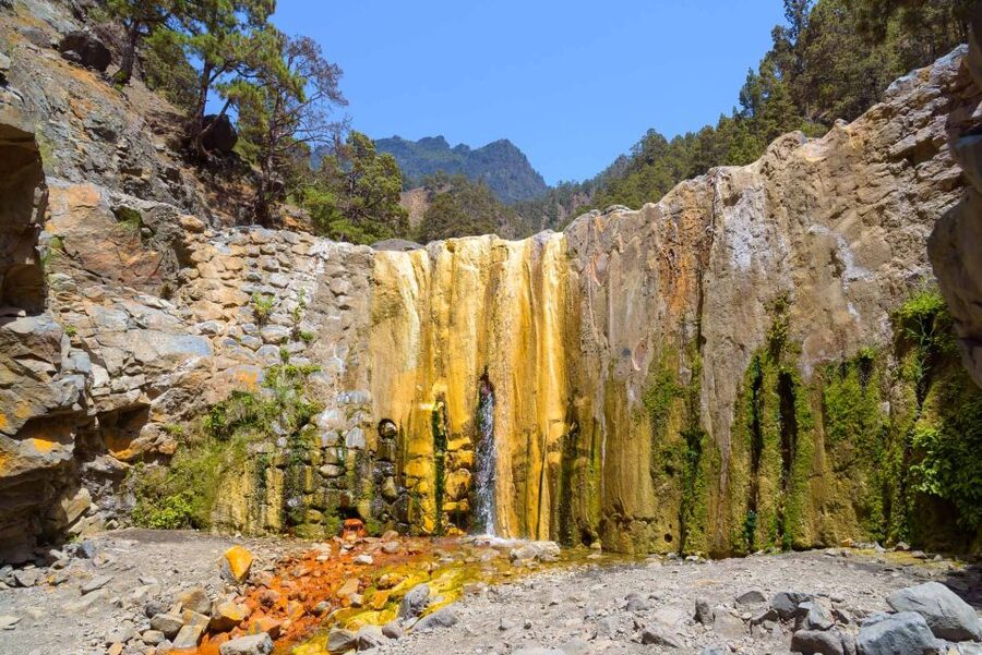 La Palma: Caldera de Taburiente National Park Guided Hike - From the island bus to Los Brecitos