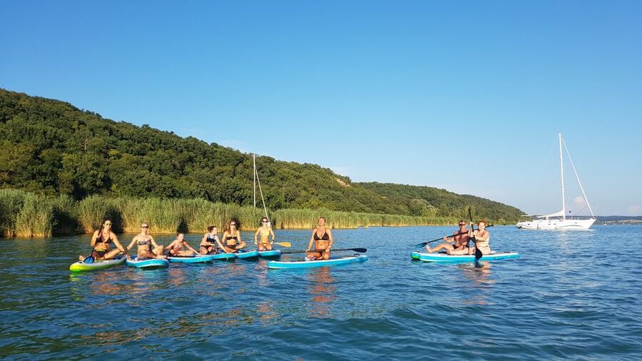 Lake Balaton: Paddle Board Tour of Tihany National Park - Getting the right board and a quick lesson