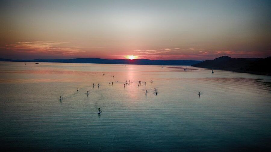 Lake Balaton: Sunset SUP Tour along the Tihany National Park - Languages, equipment, and small practical details