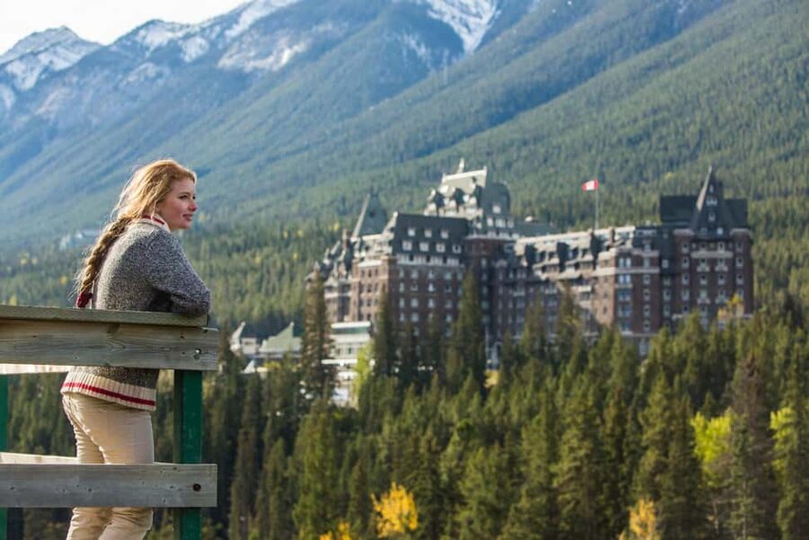 Lake Louise, Banff Gondola, & Yoho National Park 2 Day Tour - Banff Avenue or another look at Bow Falls