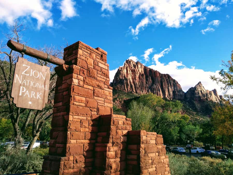 Las Vegas: Bryce and Zion National Parks Tour with Lunch - Zion’s sandstone walls and mountain road