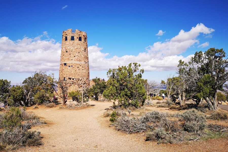 Las Vegas: Grand Canyon National Park Day Tour - Bright Angel Lodge offers a different stop
