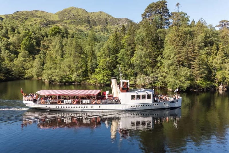 Loch Katrine – National Park Scenic Steamship Cruise - Brenachoile Point and Outlander scenery
