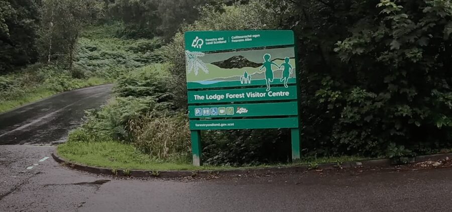 Loch Lomond & Trossachs National Park Drive Tour with an App - Bracklinn Falls and the road toward Loch Lubnaig