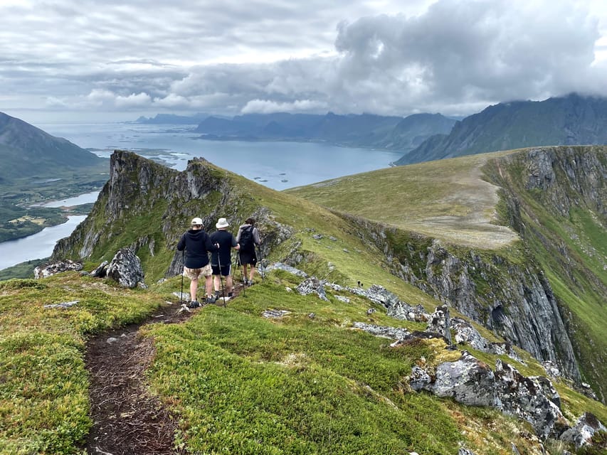 Lofoten Islands: Guided Hiking Into the Wilderness - Uphill - From Gimsøystraumen to the high point