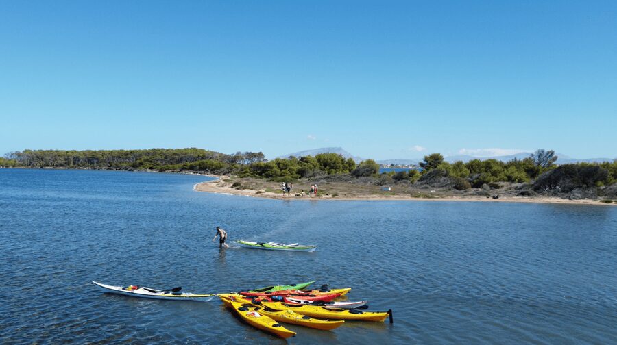 Marsala: Kayak Tour in Stagnone di Marsala Nature Reserve - Santa Maria and its unusual golden beaches