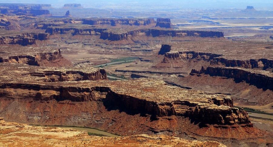 Moab: Canyonlands National Park Airplane Tour - Entering the Needles District