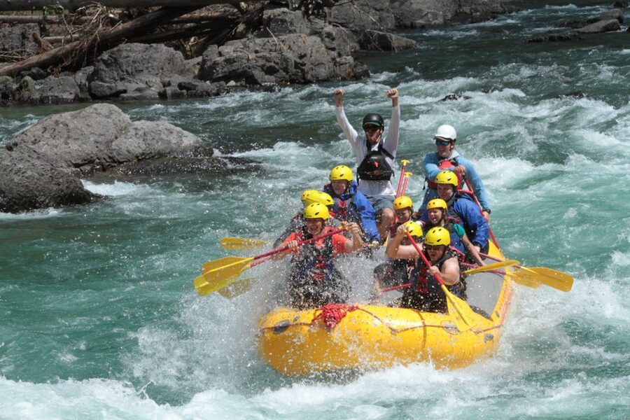 Montana: Glacier National Park Whitewater Rafting Trip - Belton Bridge gives the trip a strong finish