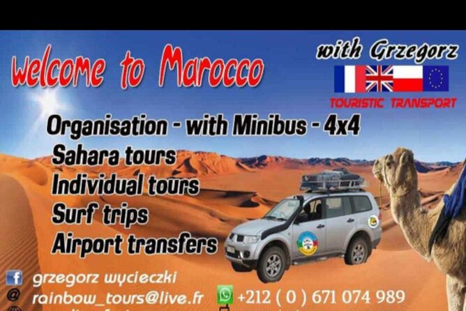National Park & Sahara Day trip with Food - Tea, cold water, and a local lunch