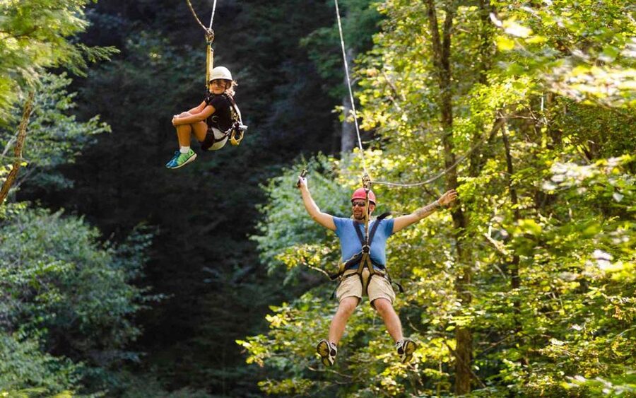 Oak Hill: Zipline Tour in New River Gorge National Park - Nine ziplines with the gorge below