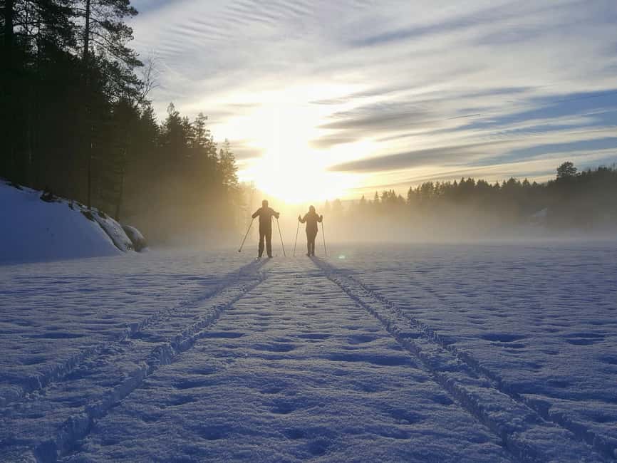Oslo: Wilderness Skiing Tour with Lunch by the Fire - Learning to ski when you are a beginner