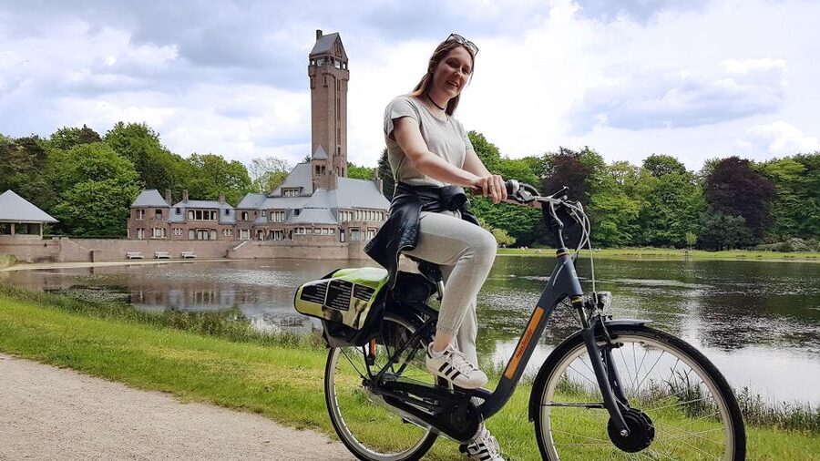 Otterlo: De Hoge Veluwe National Park Entry & E-bike - Open heath and wide views