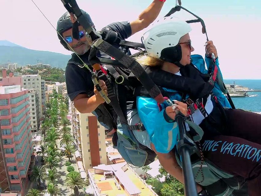 Paragliding from Puerto de la Cruz or Teide National park - The takeoff is quick, then surprisingly calm
