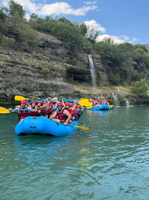 Permet: Kayak Experience - Vjosa River National Park Albania - The final stretch slows the pace again
