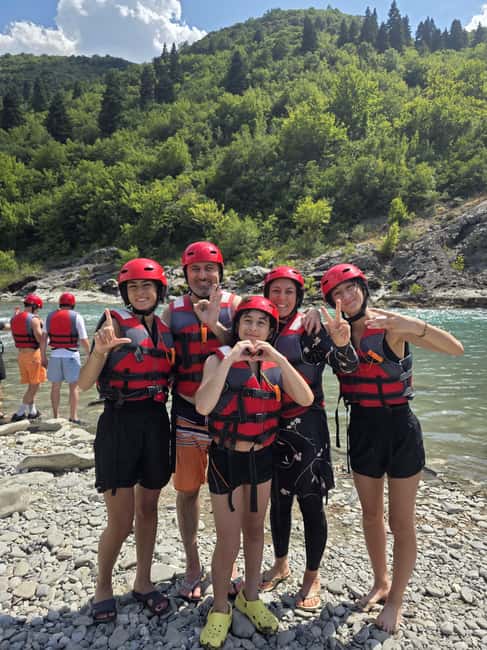 Permet: Kayak Experience - Vjosa River National Park Albania - The first rapids ease you into the river
