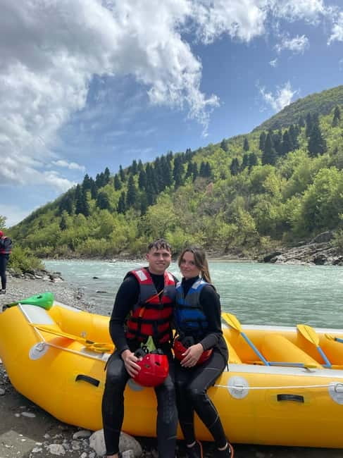 Permet: Vjosa River National Park Guided Rafting Tour - The middle stop adds swimming, photos, and a little mischief