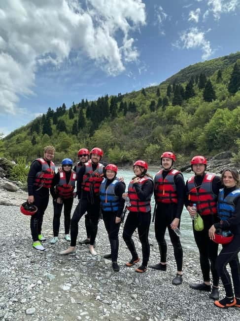 Permet: Vjosa River National Park Guided Rafting Tour - The quiet final stretch brings the trip back down