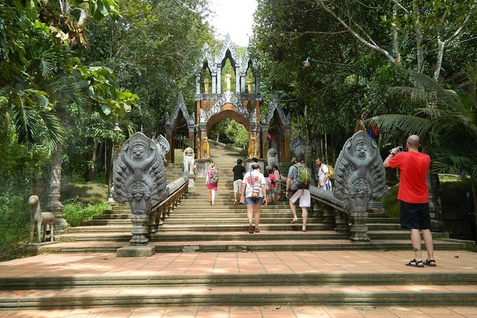 Phnom Kulen Waterfall National Park from Siem Reap - Kulen Waterfall and the rough path down
