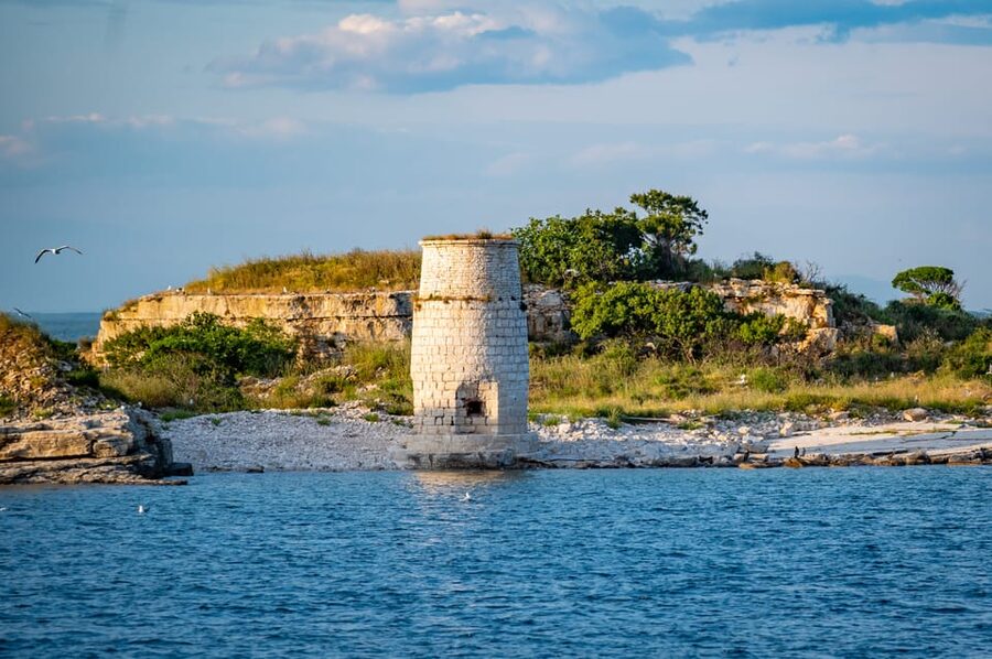 Pula: National Park Brijuni, 2 swimming stops, lunch, drinks - Choosing lunch from the onboard grill
