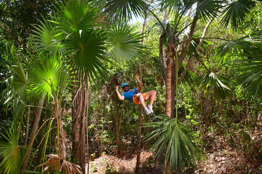 Rio Secreto Nature Reserve: Bicycle, Rappel & Ziplines Tour - What the $109 price really covers