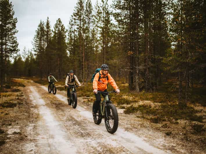 Rovaniemi: Arctic Wilderness & Forests Guided E-Bike Tour - Gravel, planks, and mud on the route