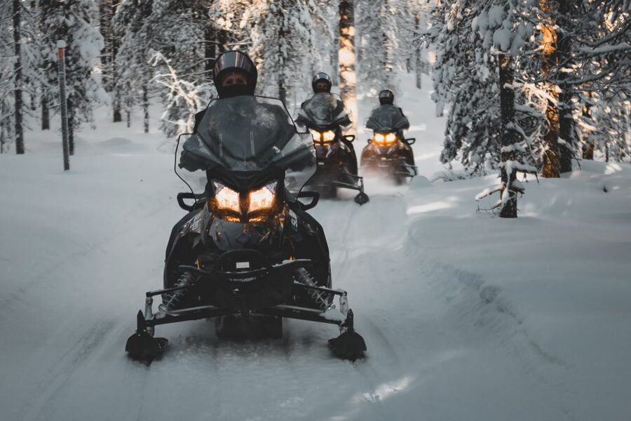 Rovaniemi: Electric Snowmobile Safari to Arctic Wilderness - The kota campfire is the heart of the outing