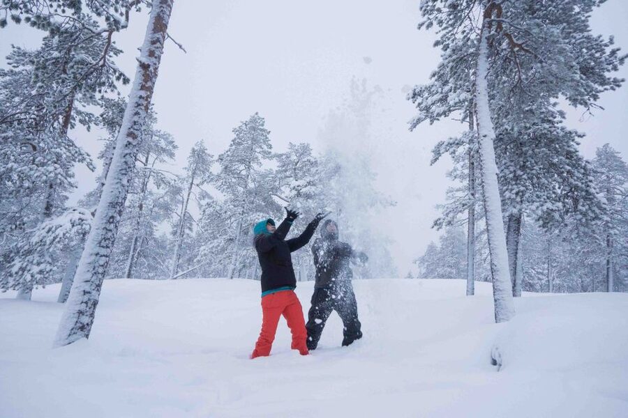 Rovaniemi: Nordic Forest Wilderness Adventure - Crossing the Bridge at Vikaköngäs