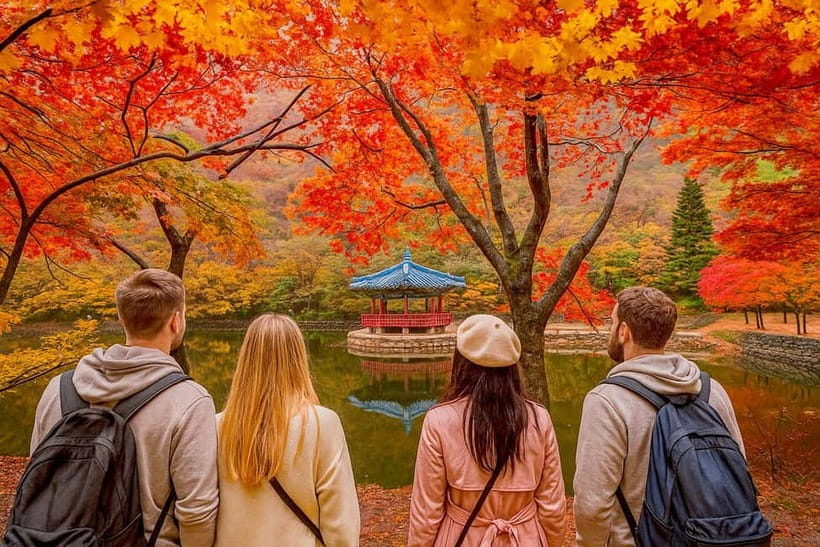 Seoul: Naejangsan National Park Autumn Foliage One Day Tour - Walking through the autumn colors