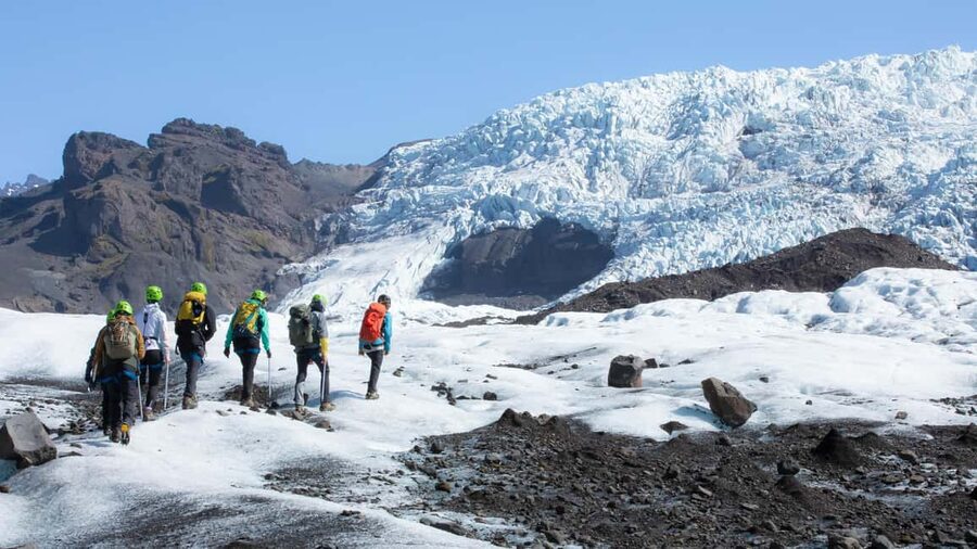 Skaftafell National Park: Falljokull Glacier Easy Hike - The 30-minute bus ride to the ice