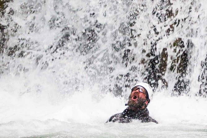 Small Group Canyoning in the Pollino National Park - Water jumps and natural slides come first