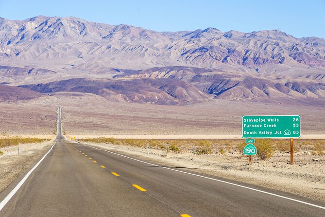 Small Group One Day Tour Death Valley National Park and Rhyolite Ghost Town - Artists Drive and the colors of Artists Palette