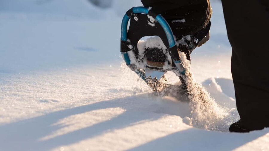 Snowshoeing in the Arctic Wilderness - Getting Used to Snowshoes