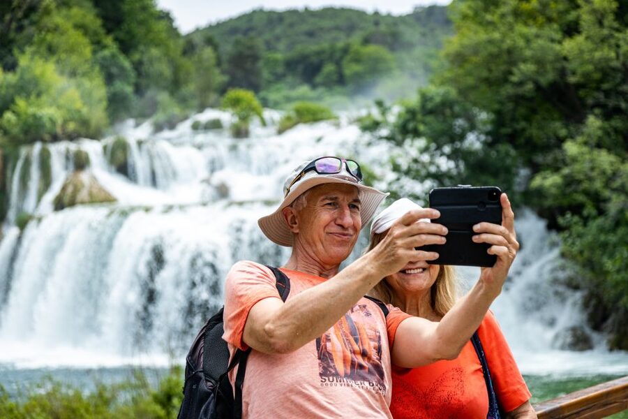 Split: Krka National Park Day Trip with Boat Ride & Swimming - One hour in Skradin, beach and town time