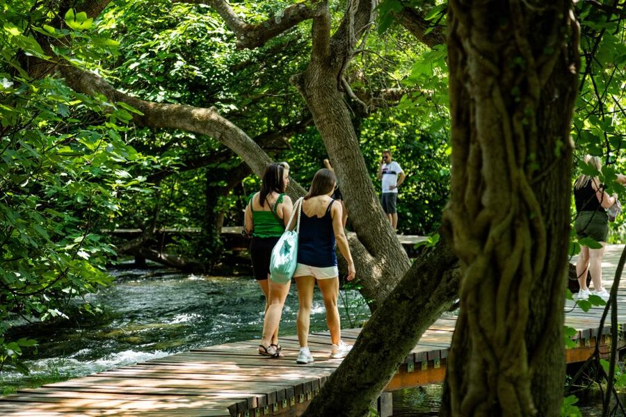 Split: Krka National Park Day Trip with Boat Ride & Swimming - The coach journey from Split