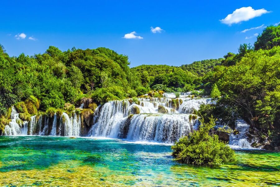 Split: Krka National Park Full-Day Tour with Wine Tasting - Walking the Skradinski Buk paths