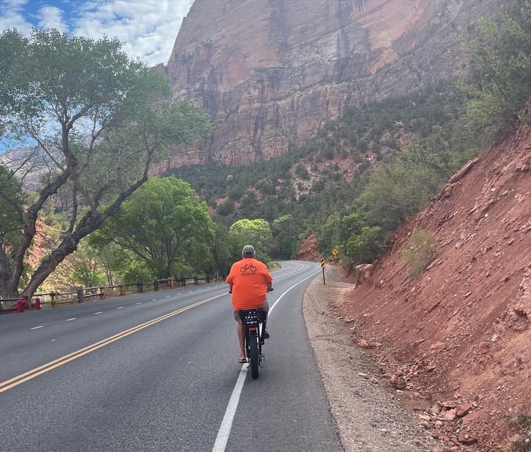 Springdale: Guided eBike Tour in Zion National Park - Court of the Patriarchs and Zion’s rock story