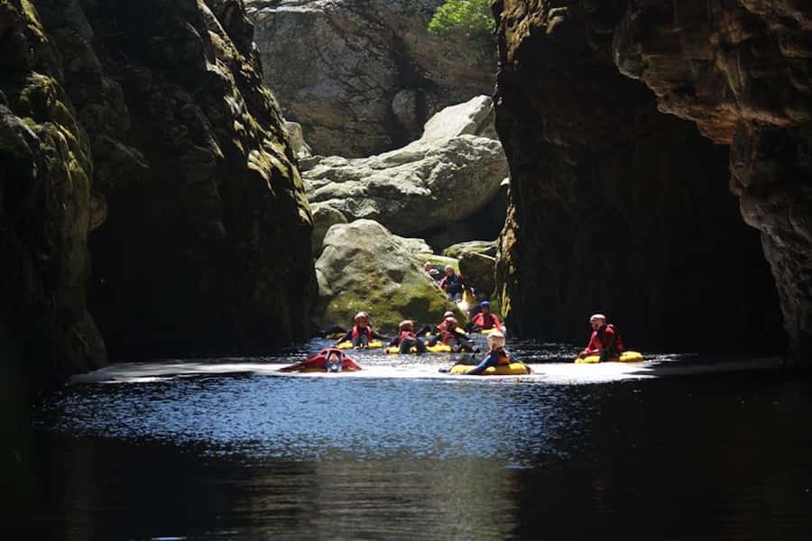 Storms River: Tsitsikamma National Park Blackwater Tubing - From Storms River Village to the Goesa Reserve