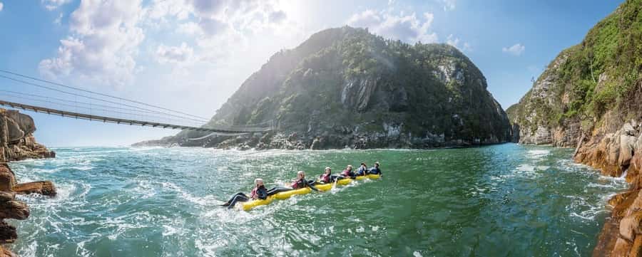 Storms River: Tsitsikamma National Park Blackwater Tubing - The Steep Walk Down to the River
