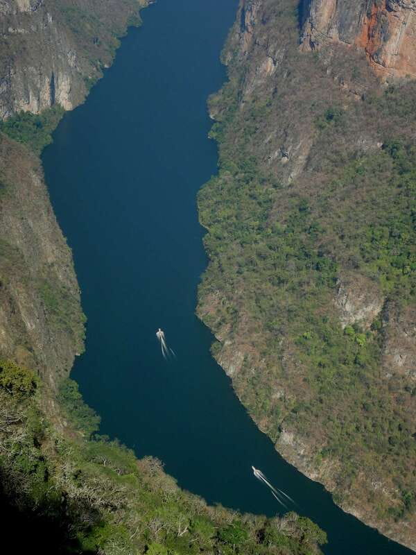 Sumidero National Park Full-Day Trip from San Cristobal - The two-hour boat trip between the walls