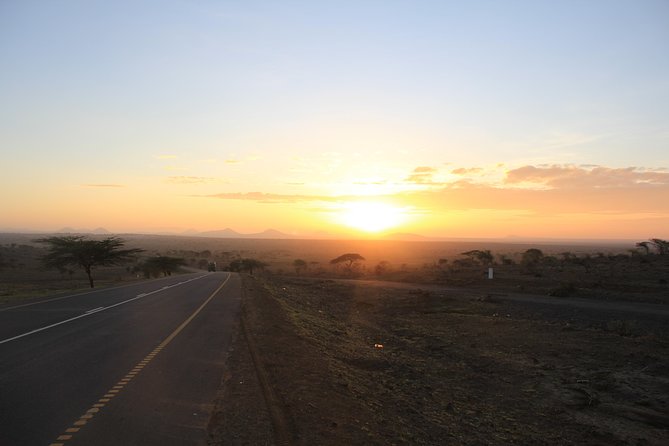 Tarangire National Park - The early road from Arusha to the park gate