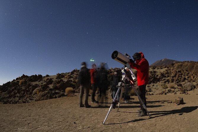 Teide National Park: Moonlight Tour & Stargazing Experience - Meeting at Minas de San José after dark