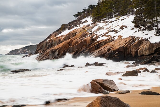 Ultimate Acadia National Park Self-Guided Driving Audio Tour - Sand Beach and the power of the Atlantic