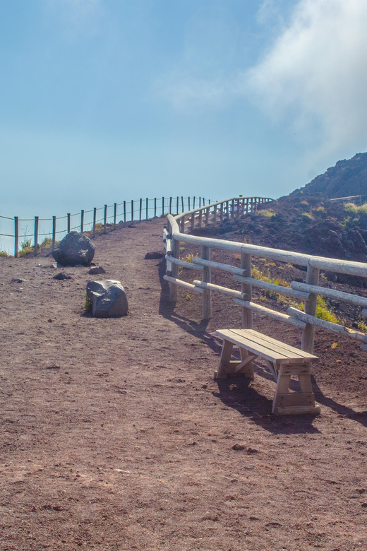 Vesuvius National Park Skip-The-Line Ticket and Audio Guide - The uphill path to the crater