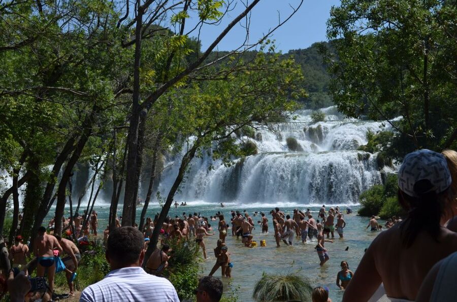 Vodice: Krka Waterfalls National Park Boat Tour - From Vodice to St Nicholas Fortress