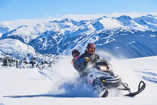 Whistler Wilderness Run Snowmobile Tour - Leaving Carleton Lodge for the backcountry