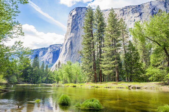 Yosemite National Park Self Guided Driving Audio Tour Guide - Three Brothers and Sentinel Rock